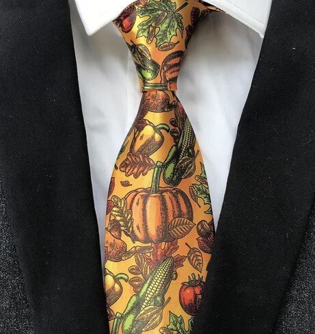 Melody Halloween Tie Pumpkin Skull Neck Tie Jack-O'-Lantern Halloween Necktie for Men in Saudi Arabia