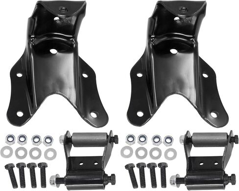 2PCS Rear Leaf Spring Shackle Bracket Repair Kit for 1980-1997 Ford F-150 F-250 F-350 Bronco 722-101 in Saudi Arabia