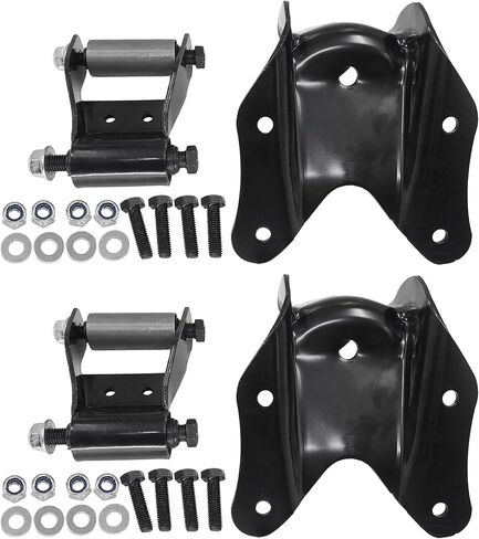 2PCS Rear Leaf Spring Shackle Bracket Repair Kit for 1980-1997 Ford F-150 F-250 F-350 Bronco 722-101 in Saudi Arabia