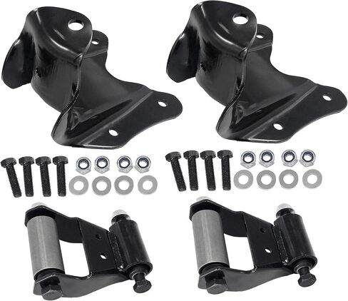 2PCS Rear Leaf Spring Shackle Bracket Repair Kit for 1980-1997 Ford F-150 F-250 F-350 Bronco 722-101 in Saudi Arabia