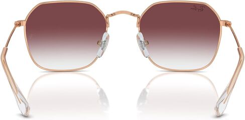 Ray-Ban Junior RJ9594S Jim Square Sunglasses, Rose Gold/Clear Gradient Dark Violet, 49 mm in Saudi Arabia
