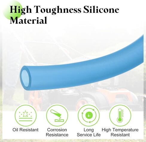 uxcell 10 Feet Fuel Line Hose, 3/16 Inch (5mm) ID Silicone Fuel Line with 20pcs Hose Clamps, Petrol Gas Tube for Motorcycle, Dirt Pit Bike, ATV, Snowmobile, Purple in Saudi Arabia