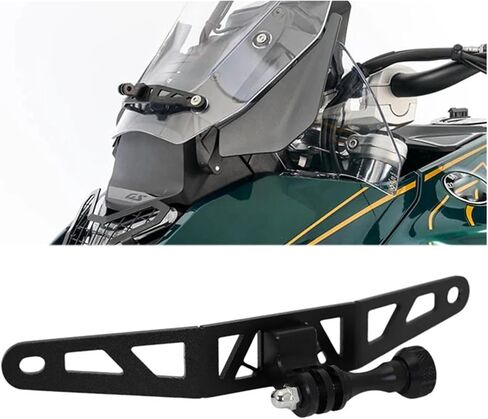 Motorcycle Windscreen Recorder Holder Stable Safe Camera Bracket for R1300GS R 1300 GS ADV 2023 2024(Black) in Saudi Arabia