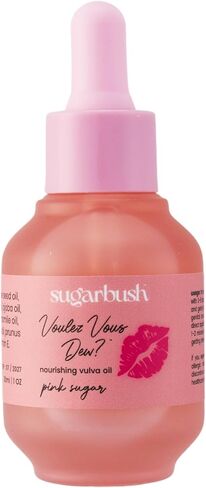 Sugarbush Voulez Vous Dew Vulva Oil - مرطب أنثوي للجفاف - ترطيب الجلد الحميمي - المكونات الطبيعية - تهيج تهيج وعدم الراحة - تخفيف انقطاع الطمث - رعاية المرأة - 1 أوقية in Saudi Arabia