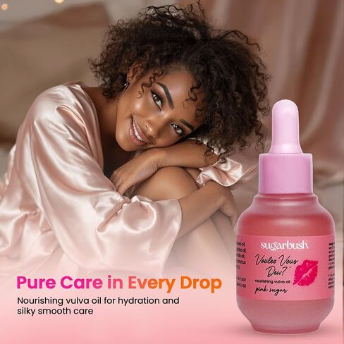 Sugarbush Voulez Vous Dew Vulva Oil - مرطب أنثوي للجفاف - ترطيب الجلد الحميمي - المكونات الطبيعية - تهيج تهيج وعدم الراحة - تخفيف انقطاع الطمث - رعاية المرأة - 1 أوقية in Saudi Arabia