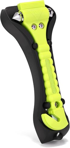 Car Safety Hammer, 2-in-1 Emergency Escape Tool with Seatbelt Cutter and Glass Breaker for Family Rescue and Traffic Accident Emergency Escape in Kuwait