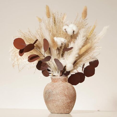 96pcs بامباس ديكور العشب ديكور مختلط بني بامباس العشب باقة رقيقة دريد الزهور بوم بوهو ديكور المنزل مجفف الزهور لحفل الزفاف الطاولة in Kuwait