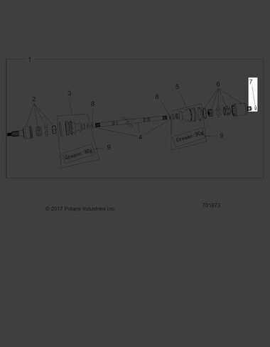 Polaris Circlip, 2.0 x 31.6, Genuine OEM Part 7710769, Qty 1 in Saudi Arabia