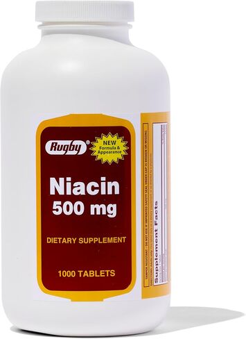 لعبة الرجبي Niacin 500 ملغ 1000 علامات تبويب حزمة من 2 in Saudi Arabia