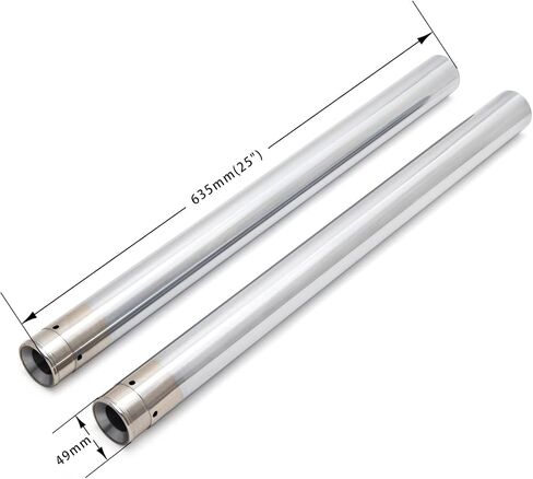 TOFR 49MM أنابيب شوكة لهارلي VRSCD NIGHT-ROD 2007-2011 VRSCAW V-ROD 2007-2010 OEM 46504-07 Chrome 25 "37MN5 Steel in Saudi Arabia