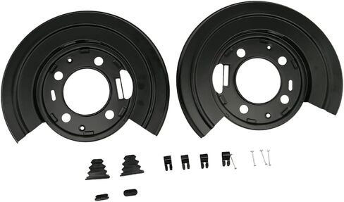 زوج ألواح دعم درع غبار الفرامل الخلفية لزوج من 2000-2005 Ford Ford for 2000-2010 Ford F-250 Super Duty for 1999-2015 Ford F-350 Super Duty لعام 2011-2014 F-450 F-550 Super Duty 924-212 in Saudi Arabia
