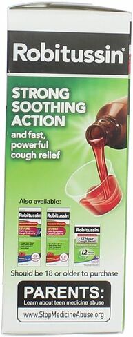 Robitussin Adult Cough+Chest Congestion DM Liquid Maximum Strength - 4 oz, Pack of 6 in Saudi Arabia