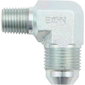 تركيب Aeroquip ، محول ، 90 درجة ، 8 رجل إلى 1/4 في NPT الذكور ، الفولاذ ، مطلي بالزنك ، كل منهما in Kuwait