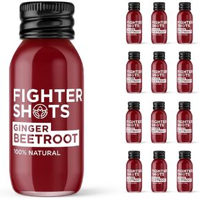 Fresh and Fiery Ginger + Turmeric - Reduces Bloating, Boosts Immunity - 100% Natural with No Preservatives - Perfect Morning/Post Workout Pick Me Up 12 Pack in Saudi Arabia