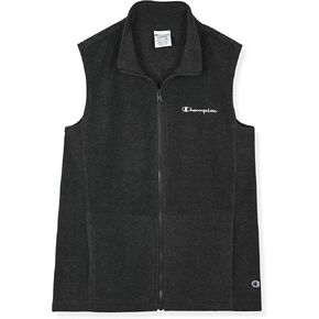 Champion Boys Polar Fleece Vest Lightweight Sleeveless Zip Front Jacket with Pockets, Kids Outdoor Layering in Saudi Arabia