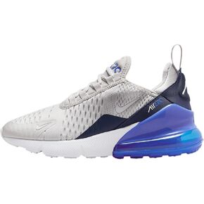 Nike Air Max 270 Big Kids 'Shoes (943345-041 ، رمادي شاسع/Hyper Royal/Thunder Blue/White) in Kuwait