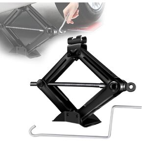 مجموعة Car Jack Kit ، مقص جاك ، مقص مقص للسيارة 2 طن (4409 رطل) مجموعة أدوات أدوات إطارات جاك أدوات Universal مع مقبض كرنك ، مقبس رفع ثقيل ، مجموعة متغيرة الإطارات المحمولة لسيارة شاحنة السيارة سيار in Kuwait