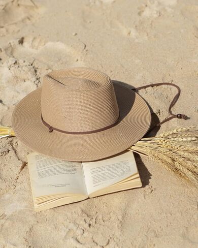 FURTALK Womens Sun Hat Summer Straw Beach Hats UPF 80+ Wide Brim Panama Fedora Hats with Wind Lanyard in Saudi Arabia