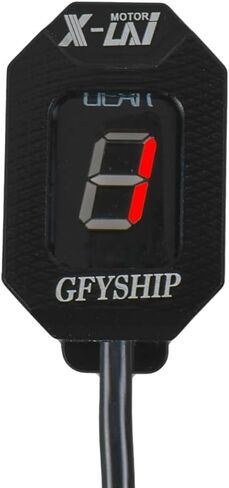 لـ Triumph Rocket III Roadster 2010-2014 / Trophy / SE 2012-2020 مؤشر ترس الدراجات النارية IP68 Meter Touch Control Meter (Red ، A) in Kuwait