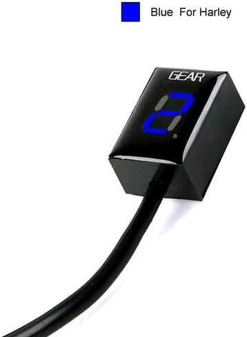 لـ Triumph Rocket III Roadster 2010-2014 / Trophy / SE 2012-2020 مؤشر ترس الدراجات النارية IP68 Meter Touch Control Meter (Red ، A) in Kuwait