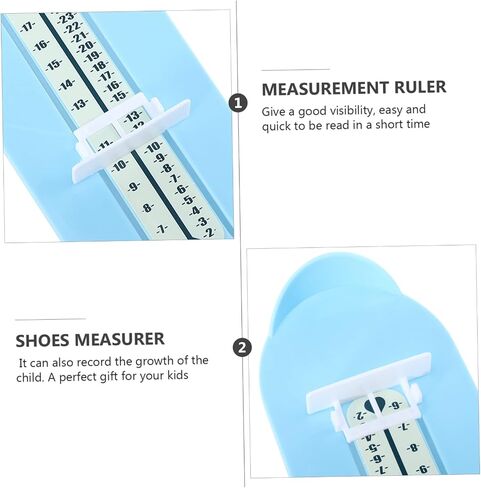 Baby Foot Measuring Device Accurate Shoe Size Chart for Infants and Toddlers Easy to Use Foot Measurement Tool for Boys and Girls for Shoe Shopping in Saudi Arabia