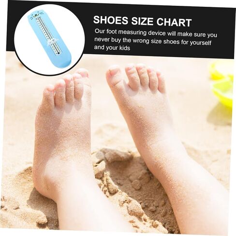 Baby Foot Measuring Device Accurate Shoe Size Chart for Infants and Toddlers Easy to Use Foot Measurement Tool for Boys and Girls for Shoe Shopping in Saudi Arabia