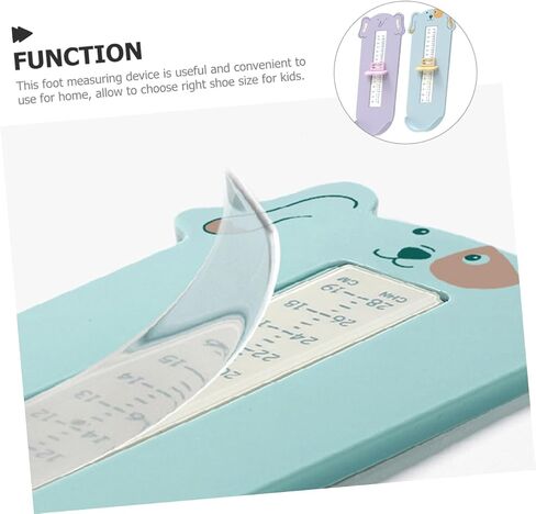 Boys and Girls Shoe Size Measurer 2-Piece Set Foot Measuring Device for Toddlers Accurate Infant Feet Sizer Tool for Baby Shoe Measurement Lightweight and Easy to Use in Saudi Arabia
