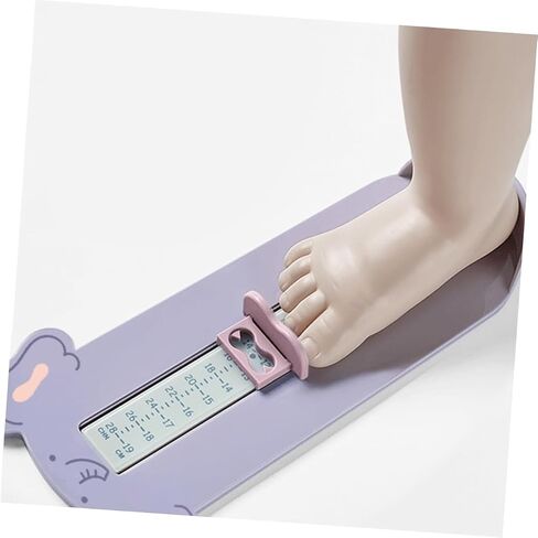 Boys and Girls Shoe Size Measurer 2-Piece Set Foot Measuring Device for Toddlers Accurate Infant Feet Sizer Tool for Baby Shoe Measurement Lightweight and Easy to Use in Saudi Arabia