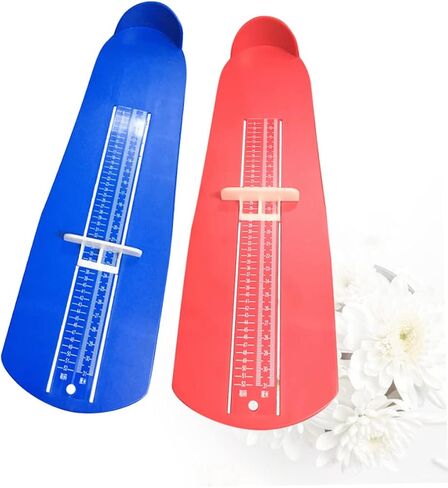 حاكم Sizer Universal Foot Foot للبالغين والأطفال الدقيق للأحذية قياس عرض الجهاز ومقياس الطول لقياس الأحذية في المنزل in Saudi Arabia