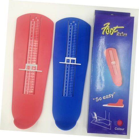 حاكم Sizer Universal Foot Foot للبالغين والأطفال الدقيق للأحذية قياس عرض الجهاز ومقياس الطول لقياس الأحذية في المنزل in Saudi Arabia