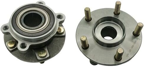 Front Wheel Bearing Hub Assembly Set of 2 - Compatible with 2016-2021 Mazda CX-9 2.5L 4-Cylinder in Saudi Arabia