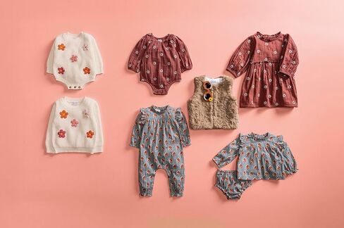 Mud Pie Girls Kids Daisy Crew Neck Sweater in Saudi Arabia