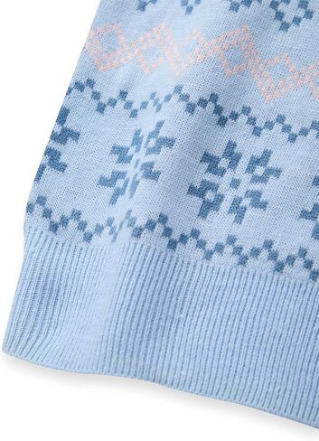 Disney Lilo & Stitch Kids Christmas Jumper | Graphic Knitted Sweater for Children | Festive Holiday Long Sleeve Knitwear Top in Saudi Arabia