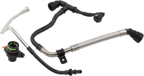 Drankcase Ventilation Ventilation Vent PCV Tube خرطوم وصمام لـ Cadillac 2.0 ATS 2013-16 ، CTS 2014-16 ، CT6 Chevrolet 2.0 Camaro 2016 ، Malibu 2013-15 ، Buick 2.0 Envision 2016-18 ، Regal 2014-17 in Kuwait