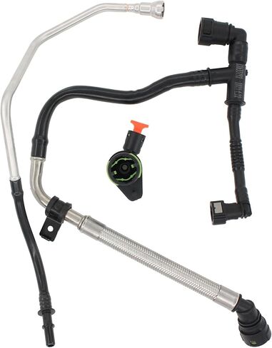 Drankcase Ventilation Ventilation Vent PCV Tube خرطوم وصمام لـ Cadillac 2.0 ATS 2013-16 ، CTS 2014-16 ، CT6 Chevrolet 2.0 Camaro 2016 ، Malibu 2013-15 ، Buick 2.0 Envision 2016-18 ، Regal 2014-17 in Kuwait