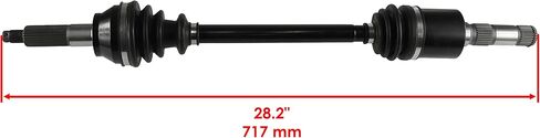 Caltric Front Rear Left Right Complete Cv Joint Axles Compatible with Polaris Ranger Crew 700 2008 2009 in Saudi Arabia