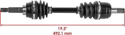 Caltric Front Right Complete Cv Joint Axle Compatible with Kawasaki Prairie 400 Kvf400A Kvf400C 4X4 1997 1998 1999 2000 2001 2002 in Saudi Arabia