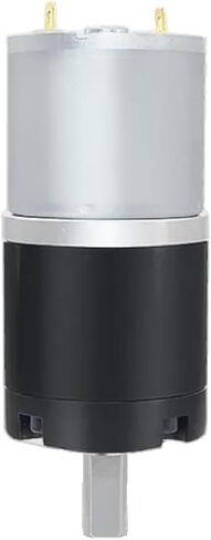 36GP-3530 Micro Planetary Gear Motor DC ، 12V-24V ، Black and Silver ، Brustrruction ، عزم الدوران العالي 50 كجم ، دوران للأمام والعكس ، محرك مصقول مع علبة التروس المعدنية الكاملة (22 دورة في الدقيقة 24 فولت) in Saudi Arabia