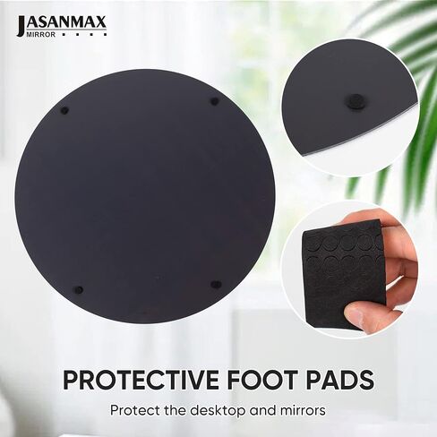 12Pcs 12inch Round Mirror Plates, Edges Polished, Round Mirrors for Centerpieces in Saudi Arabia