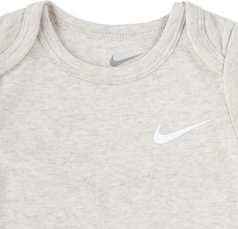 Nike Baby Bodysuits Set 3-Pack (Black/White/Grey, 3 Months) in Saudi Arabia