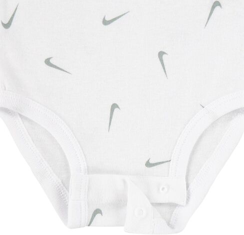 Nike Baby Bodysuits Set 3-Pack (Black/White/Grey, 3 Months) in Saudi Arabia