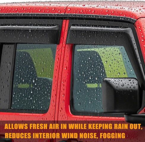 Side Car Window Visor Rain Guards Vent Deflectors for 2016-2022 Honda Civic Sedan, 4-Door Front Rear Sun Shades Window Vent Smoke 4pcs in Kuwait