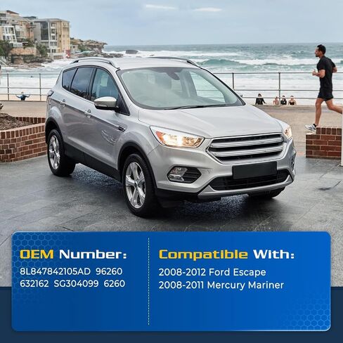دعامات نافذة الزجاج الخلفية Arana Ford Escape 2008-2012 ، صدمات رفع النافذة الخلفية لدعم الرفع يناسب 2008-2011 Mercury Mariner Sport Utility 4-Door ، 2 PCS in Kuwait