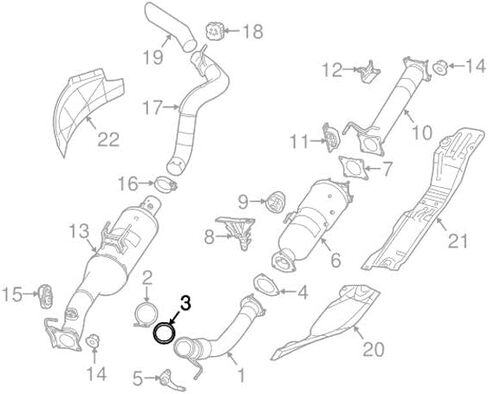 Mopar 6807 1676AA, Turbocharger Gasket in Saudi Arabia