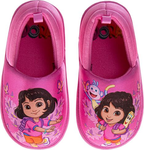 Josmo Girl Slippers-Sweethists Minnie Mouse Dora The Explorer Frozen Winnie Pooh Paw Patrol Lilo and Stitch (الأحجام: 3-4 أطفال / 5-10 صغار / 11-12 أطفال صغار) in Kuwait