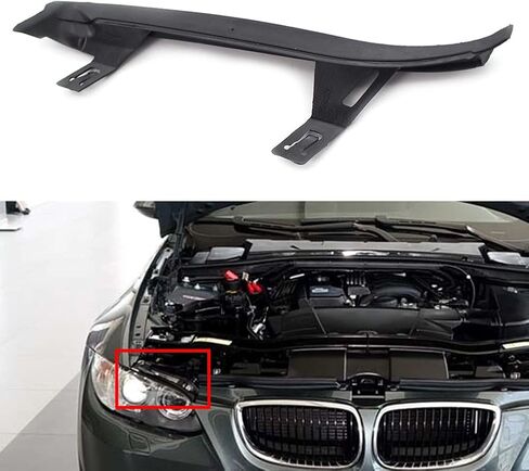 Cnonee1 Motorbike Front Headlight Headlamp Seal Gasket Accessaries for BMW 3 Series E92 E93 2006-2009, For M3 E92 E93 2008-2012, Right in Saudi Arabia