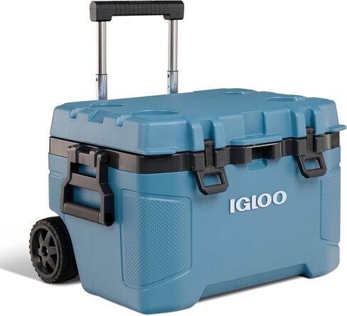Igloo 52 Qt Trailmate Wheeled Cooler Modern Blue in Saudi Arabia