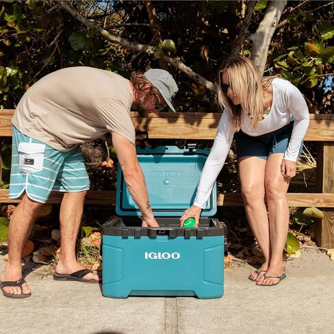 Igloo 52 Qt Trailmate Wheeled Cooler Modern Blue in Saudi Arabia