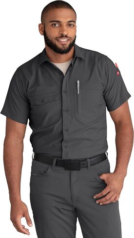 Red Kap Men's Cooling Short Sleeve Work Shirt in Kuwait