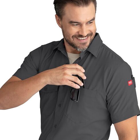 Red Kap Men's Cooling Short Sleeve Work Shirt in Kuwait